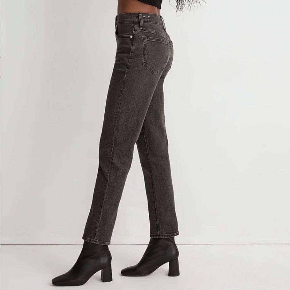 Madewell The Perfect Vintage Jean in Lunar Wash Black Gray 28 Never Worn NWOT